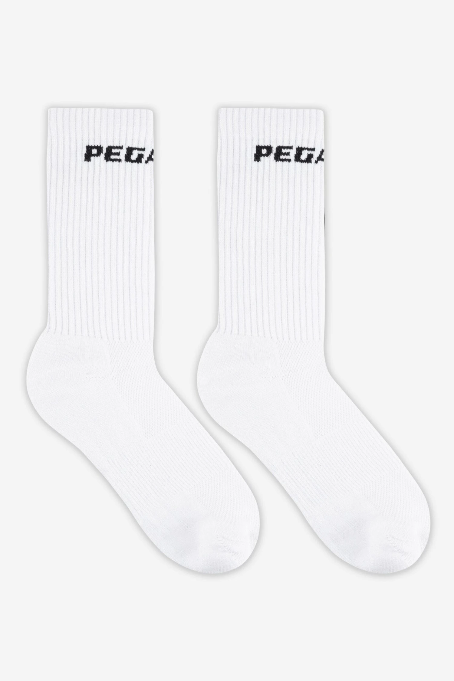 Logo Socks White Black