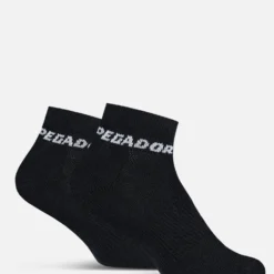 Logo Socks Low Black White
