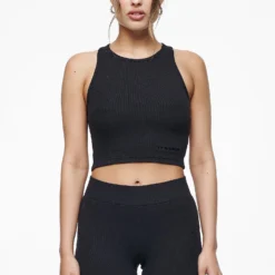 Ayla Crop Top Black