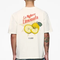 Plaxton Oversized Tee Vintage Washed Unbleached