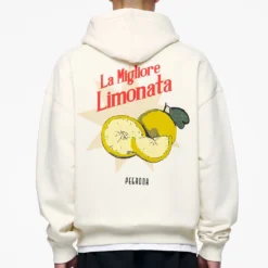 Plaxton Oversized Sweat Jacket Vintage Washed Unbleached