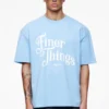 Kirk Oversized Tee Vintage Washed Riviera Blue