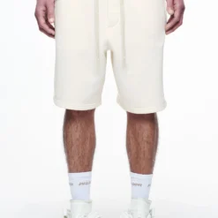 Logo Heavy Sweat Shorts Vintage Washed Unbleached Gum