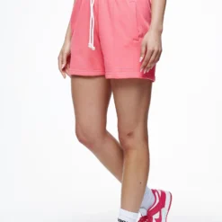 Umbria High Waisted Shorts Vintage Washed Strawberry Gum