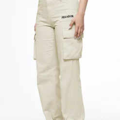Arlia Wide Cargo Pants Espresso