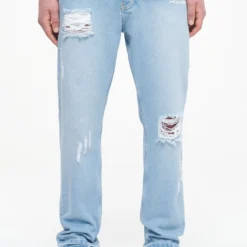Abott Wide Jeans Washed Blue
