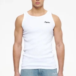 Adera Rib Undershirt White