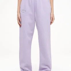 Olvera Straight Sweat Pants Vintage Washed Purple Paste