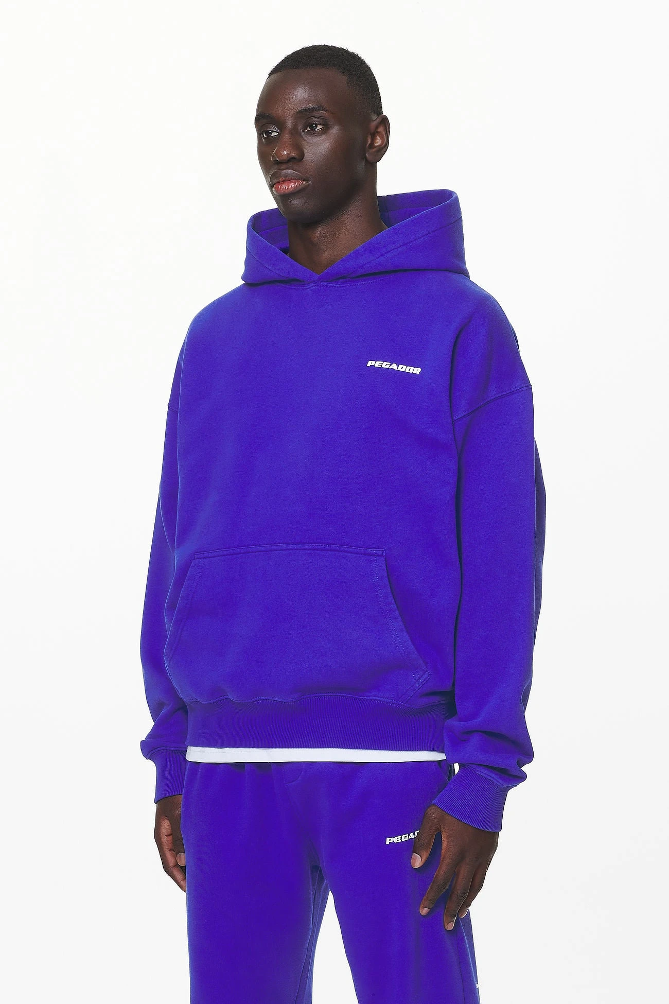 Logo Oversized Hoodie Washed Endless Blue Gum - Image 3