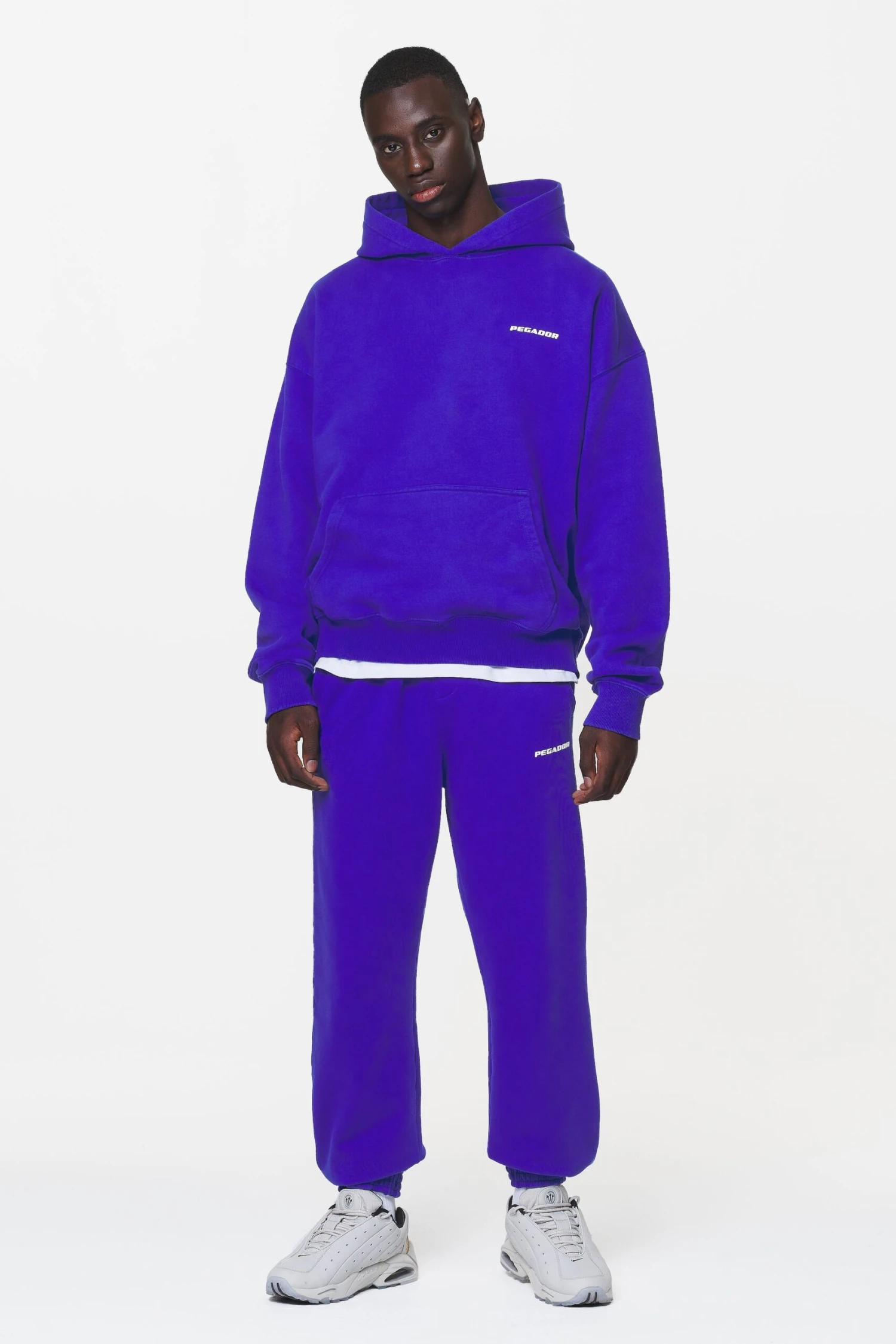 Logo Oversized Hoodie Washed Endless Blue Gum - Image 2