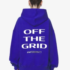 Navisk Oversized Hoodie Washed Endless Blue