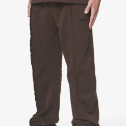 Wyso Inside Out Terry Sweat Pants Washed Oak Brown