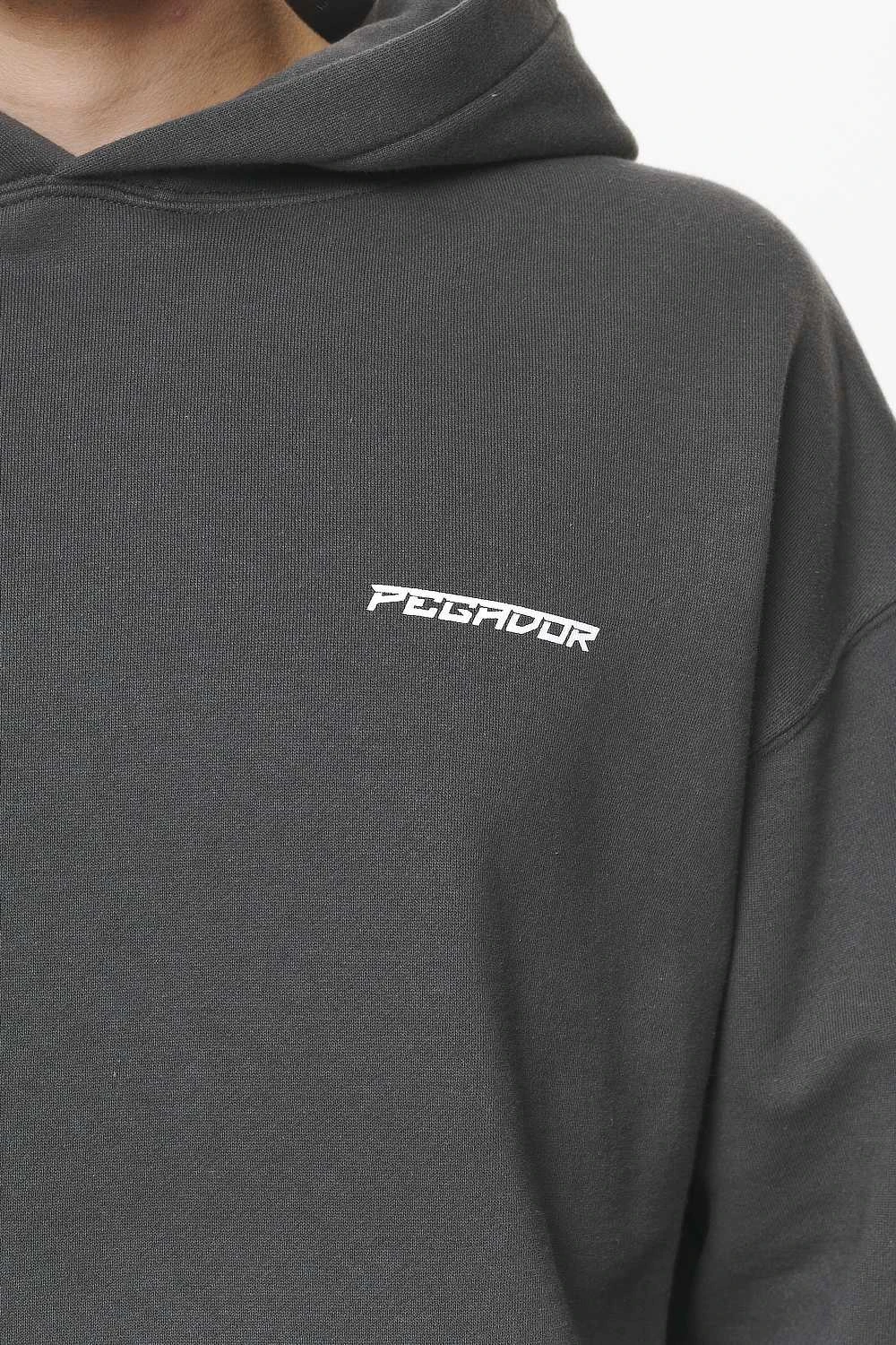 Devon Oversized Hoodie Washed Volcano Grey - Image 5