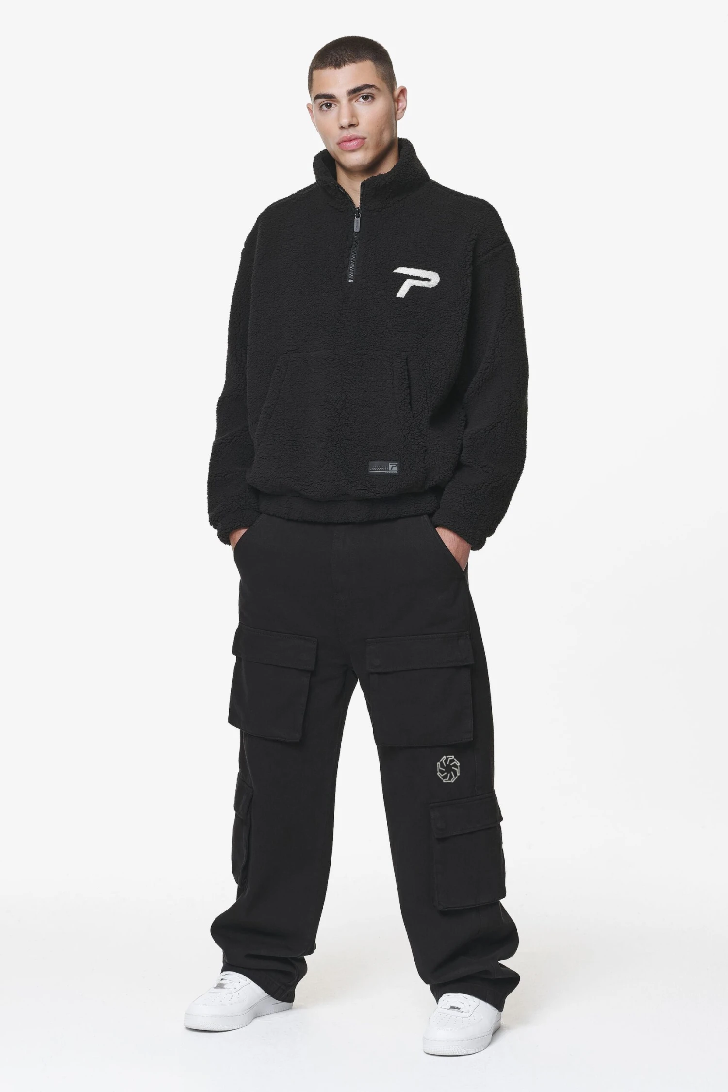 Bantam Wide Cargo Pants Black - Image 2