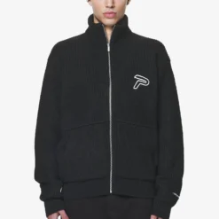 Riggo Heavy Knit Jacket Black