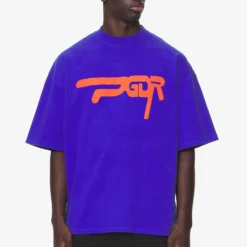 Zero Boxy Tee Washed Endless Blue