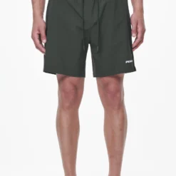 Logo Swim Shorts Dark Olive