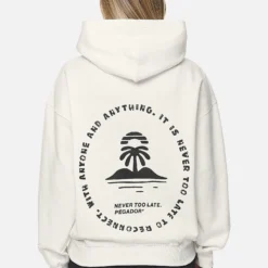 Palmyra Oversized Hoodie Washed Coconut Milk