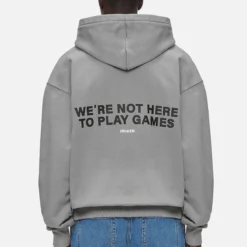 Antigua Oversized Hoodie Washed Cool Grey