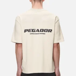 Colne Logo Oversized Tee Washed Desert Sand