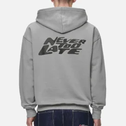 Narson Oversized Hoodie Washed Cool Grey