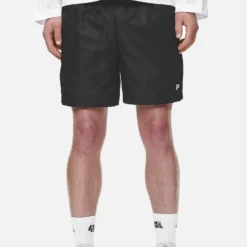 P Logo Basic Shorts Black