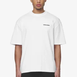 Logo Oversized Tee White Black Gum