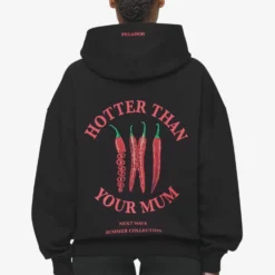 Reyna Oversized Hoodie Black