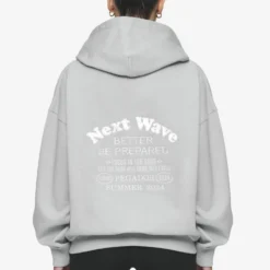 Naia Oversized Hoodie Washed Sky Grey