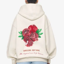 Balari Oversized Sweat Jacket Washed Coast Sand