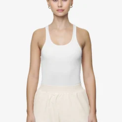 Donna String Top Body White