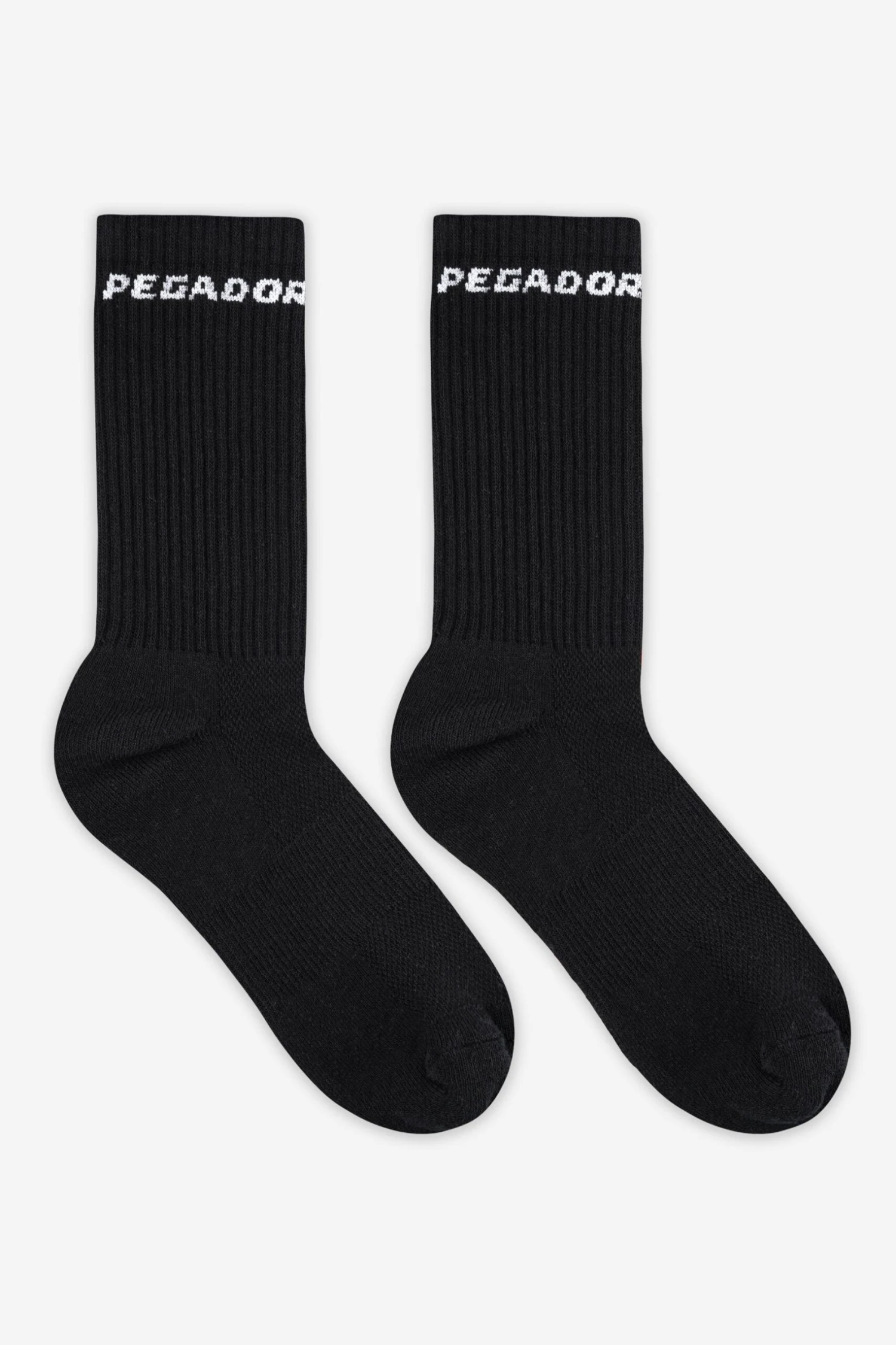 Side Logo Socks Black White